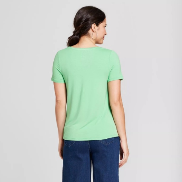 2 Pack!!  Scoop T-Shirts - Green & Pink  #74-123 - Picture 3 of 6